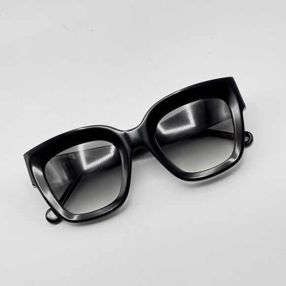 Nathalie Blanc Sunglasses Zaza C196 Black Butterfly Gradient Lens 50-23-145 New main image 10
